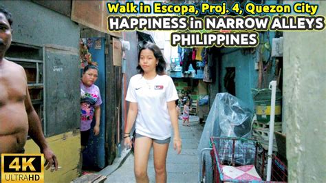 Can You Live Their Lives Real Narrow Alleys Philippines Walk In