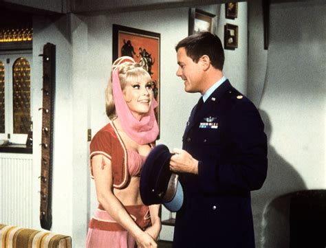 Barbara Eden With Larry Hagman I Dream Of Jeannie Dream Of Jeannie