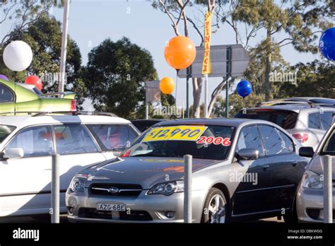 Used And Second Hand Motor Cars For Sale At A Car Lot Garage In Sydney