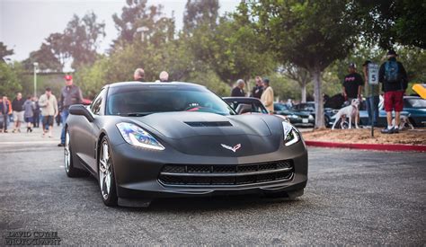Pic 2014 Corvette Stingray Wrapped In Matte Black Corvette Sales