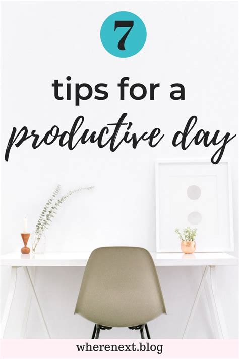 How To Set Yourself Up For A Productive Day Productive Day