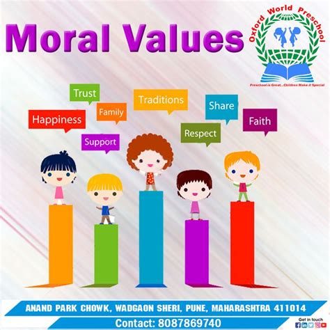Moral Values Learning Colors Moral Values Teaching Kids