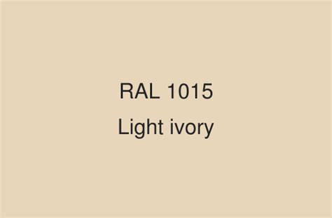 RAL 1015 Colour Light Ivory RAL Yellow Colours RAL Colour Chart UK
