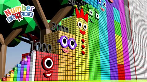 Numberblocks Step Squad 1 To 10 Vs 1000 To 30000 Biggest Standing Tall