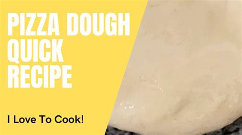 homemade pizza dough quick recipe simple steps to make homemade pizza dough youtube