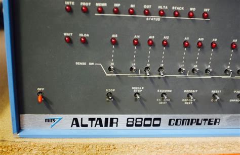 Altair 8800 Computer History Computer Hardware Tech History