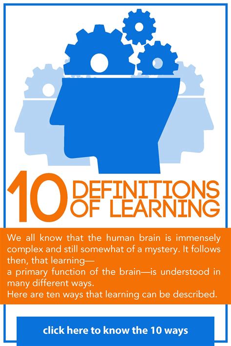10 Definitions of Learning | Learning definition, Learning, Learning theory