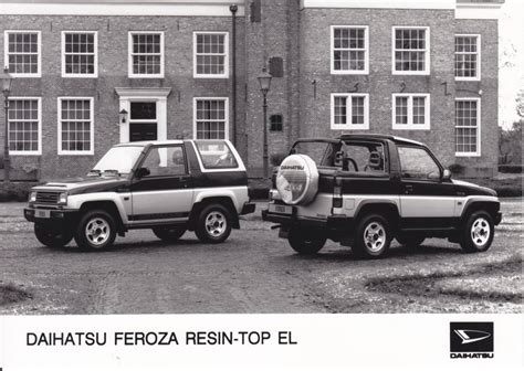 Daihatsu Feroza Resin Top El Daihatsu Car Manufacturers Press Photo