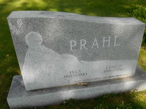 Ernest Louis Prahl M Morial Find A Grave