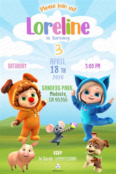 Prevent a tantrum, make time pass more easily when waiting, and bring more fun and value to road trips! Digital DAVE AND AVA Birthday Party Invitation, Printable ...