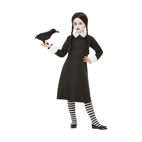 Exclusif De Haute Qualité Prix Bas Tous Les Jours M L Mercredi Addams Costume Enfants Filles