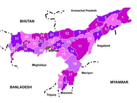 Five New Districts Of Assam
