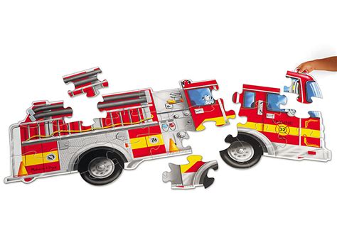 Also, you can try a lighter version for kids with fewer parts in my store. Giant Fire Truck Floor Puzzle at Lakeshore Learning