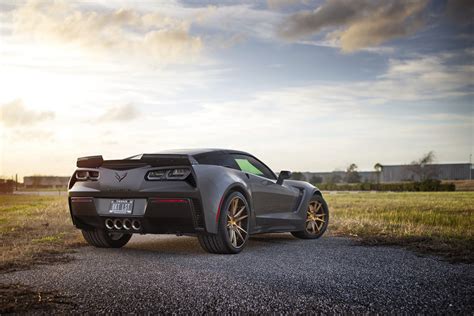 Black Top Chevy Corvette C7 On Niche Custom Wheels — Gallery