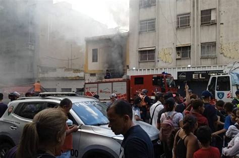 Incendio En La Avenida Baralt Alerta En Un Edificio Residencial