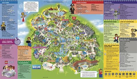 Legoland California Water Park Map Printable Maps