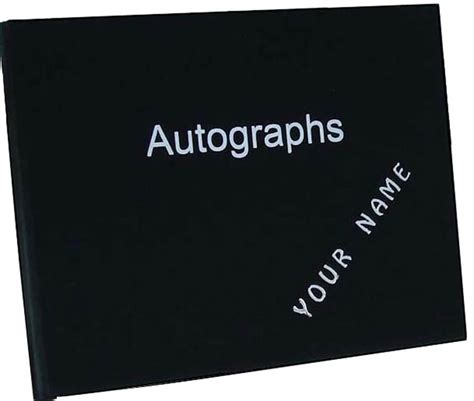 Free Printable Autograph Book Template