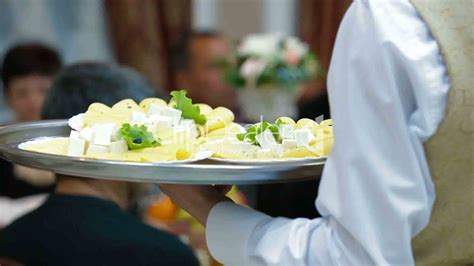 Waiters serving reception: Royalty-free video and stock footage