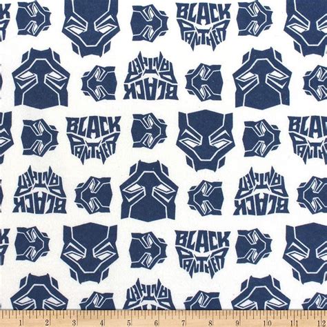 Marvel Black Panther Fabric By The Yard Etsy