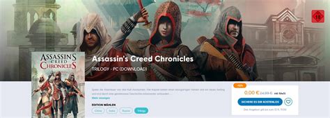 Ubisoft Store Assassin S Creed Chronicles Trilogy Pc Komplett