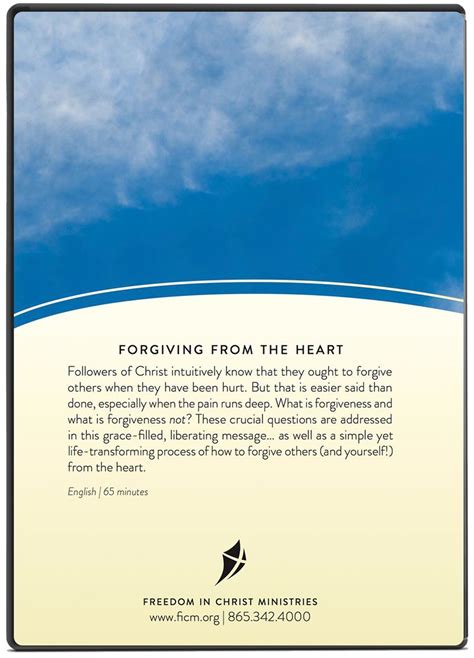 Forgiving From The Heart Cd