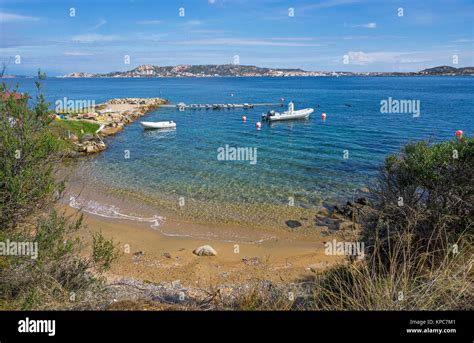 Strand Von Palau Costa Smeralda Sardinien Italien Mittelmeer