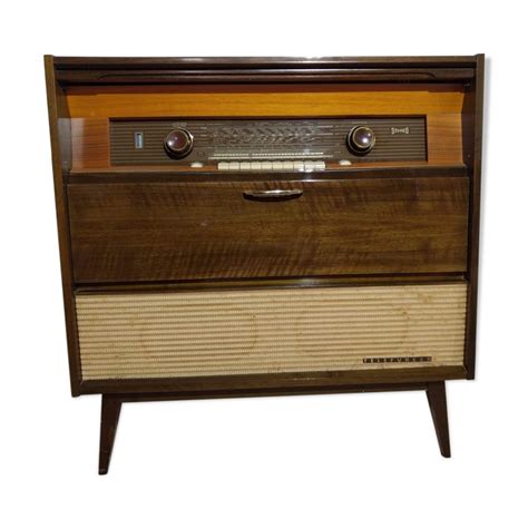 Meuble Radio Tourne Disque Vintage Telefunken Selency