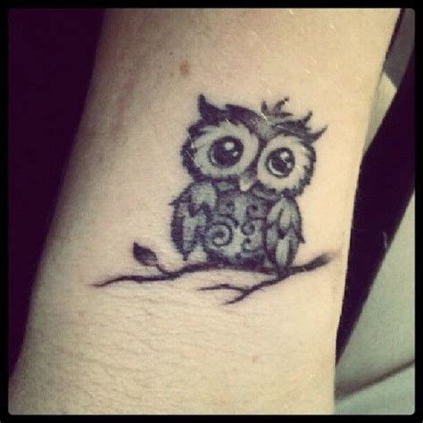 Cute Little Owl Tattoo Tattoo Pinterest