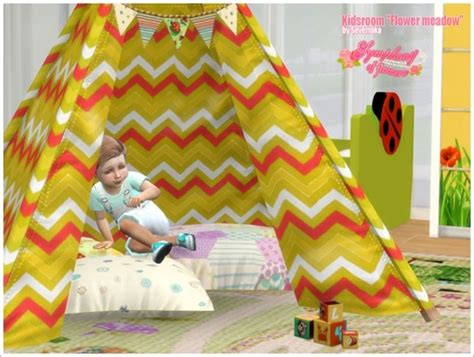 Flower Meadow Kidsroom At Sims By Severinka Sims 4 Updates