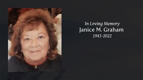 Janice M Graham Tribute Video