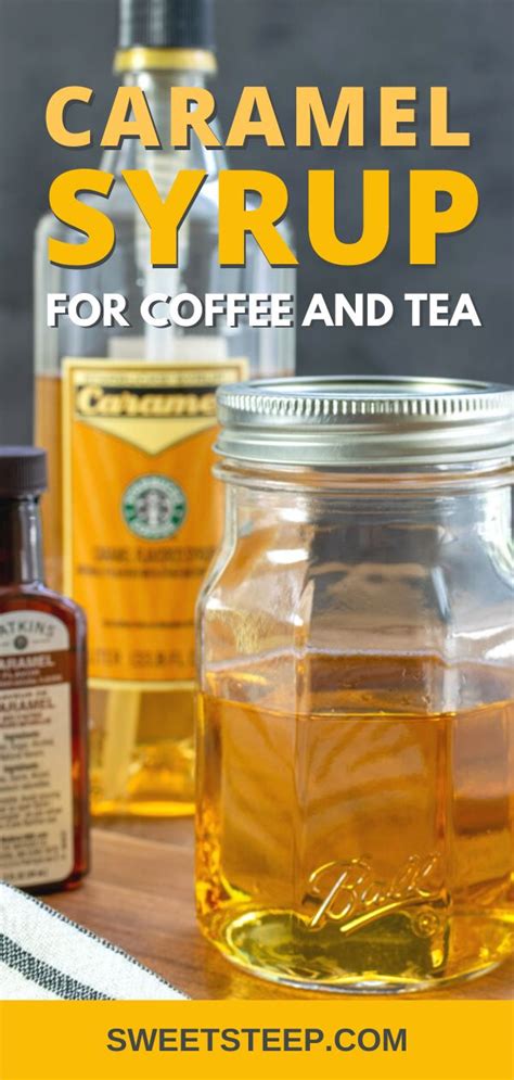 Starbucks Caramel Syrup Recipe Caramel Syrup Recipe Homemade Coffee