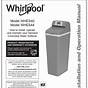 Whirlpool Whes40 Manual