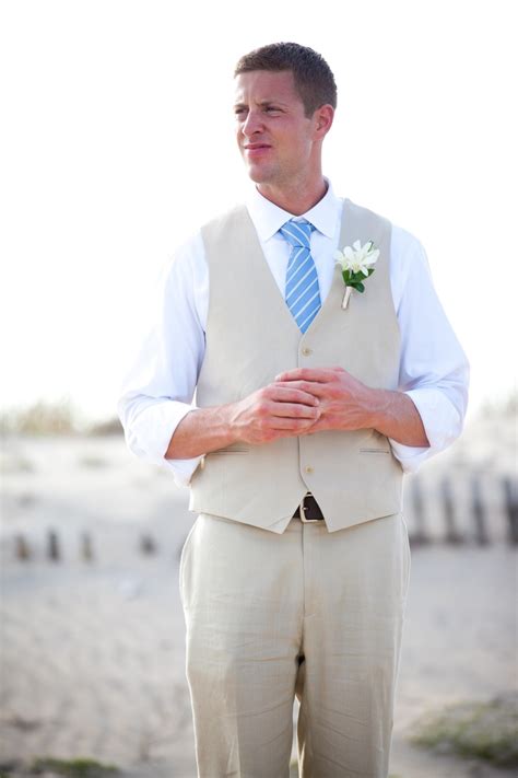 Mens Beach Wedding Attire Suspenders