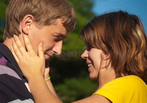 Guy And Girl Stock Image Image Of Happiness Adult Nature 10379343