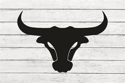Bull Head Svg Png Pdf Bull Clipart Head Instant Download Etsy