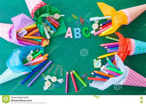 Background For The First Day Of School Stock Photo Image Of Bright