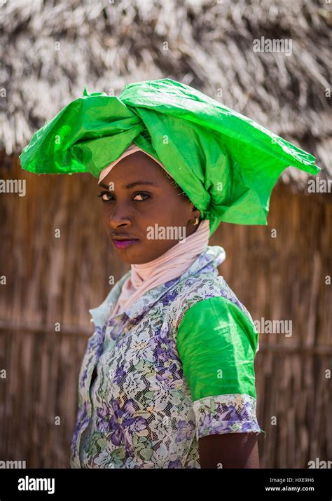 Beautiful Young Woman From A Fulani Village In Senegal Stock Photo Alamy