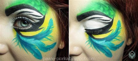 Parrot By Adivinadora On Deviantart Bird Makeup Halloween Makeup