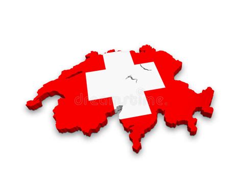 The white cross is known as the swiss cross. флаг Швейцария иллюстрация штока. иллюстрации ...