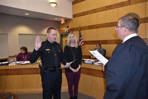 Police Chief Donald Sabo Takes Oath Of Office Lehigh Valley Press