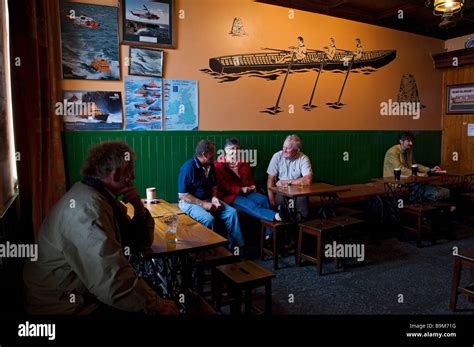 Ireland County Galway Aran Islands Inishmore Kilronan Pub Stock