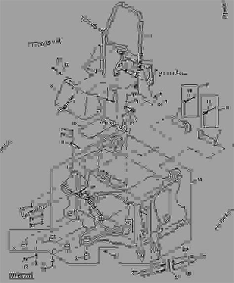 Subframe Assembly And Miscellaneous Parts Backhoe Loader John Deere