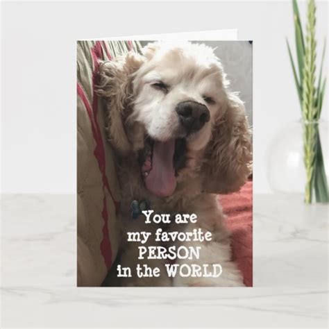You Are My Favorite Person In The World Card