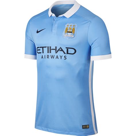 Nike Manchester City Home Mens Match Short Sleeve Jersey 20152016 In