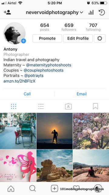 Even though it may seem like a small part of your profile, coming up with the perfect instagram bio for business can be challenging. Get Photographer title in your Instagram Bio - 101 Mobile Photography