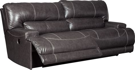 Mccaskill Gray 2 Seat Power Reclining Sofa From Ashley Coleman Furniture