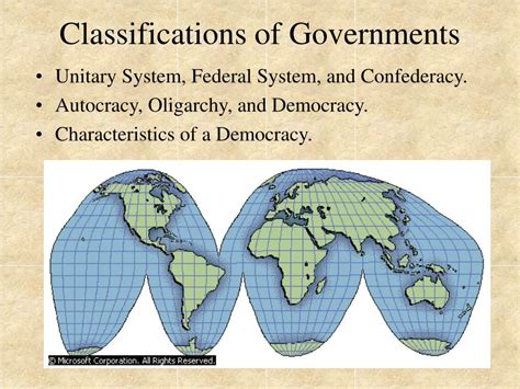 Ppt Classifications Of Governments Powerpoint Presentation Free