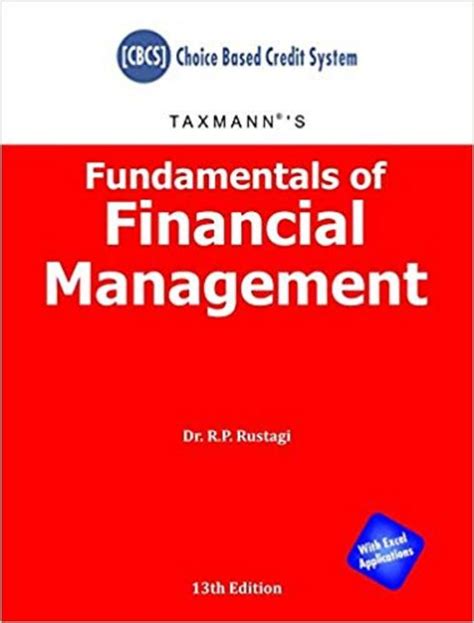 Buy Fundamentals Of Financial Management Book Rp Rustagi 9387957705