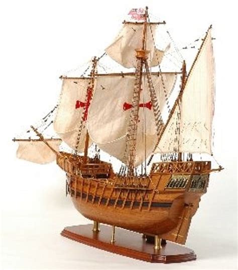 Santa Maria Model Ship Wooden Boat Historicalhandcrafted Ready Made