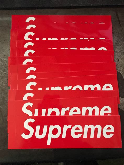 Supreme 12x Supreme Box Logo Stickers Grailed